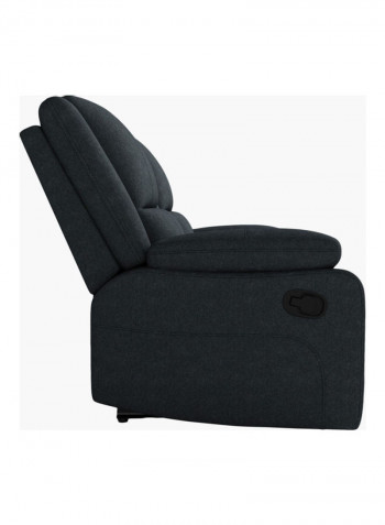 Lancer 2-Seater Recliner Sofa Black