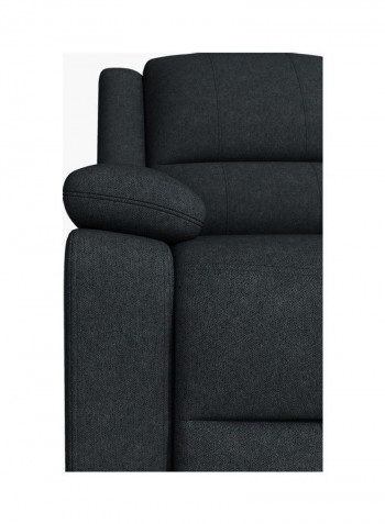 Lancer 2-Seater Recliner Sofa Black