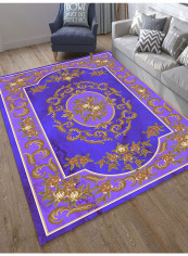 Elegant Floral Print Anti-Skidding Mat Multicolour 200(W)x300(L)centimeter