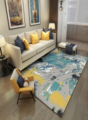 Rectangular Living Room Carpet Multicolour 200x300centimeter