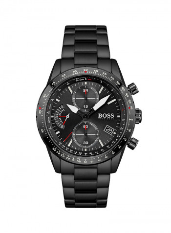 Men's Pilot Edition Chrono Black Dial Watch
