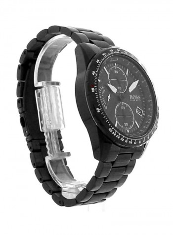 Men's Pilot Edition Chrono Black Dial Watch