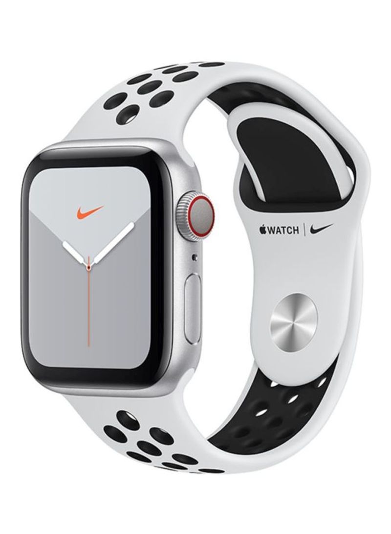 Watch Nike Series 5-40mm GPS 40 mm Silver Aluminium Case With Pure Platinum/Black Sport Band Silver Aluminium Case With Pure Platinum/Black Nike Sport Band