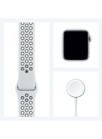 Watch Nike Series 5-40mm GPS 40 mm Silver Aluminium Case With Pure Platinum/Black Sport Band Silver Aluminium Case With Pure Platinum/Black Nike Sport Band