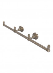 3-Arm Guest Dottingham Collection Towel Holder Antique Pewter 22.5x2.9x3.5inch