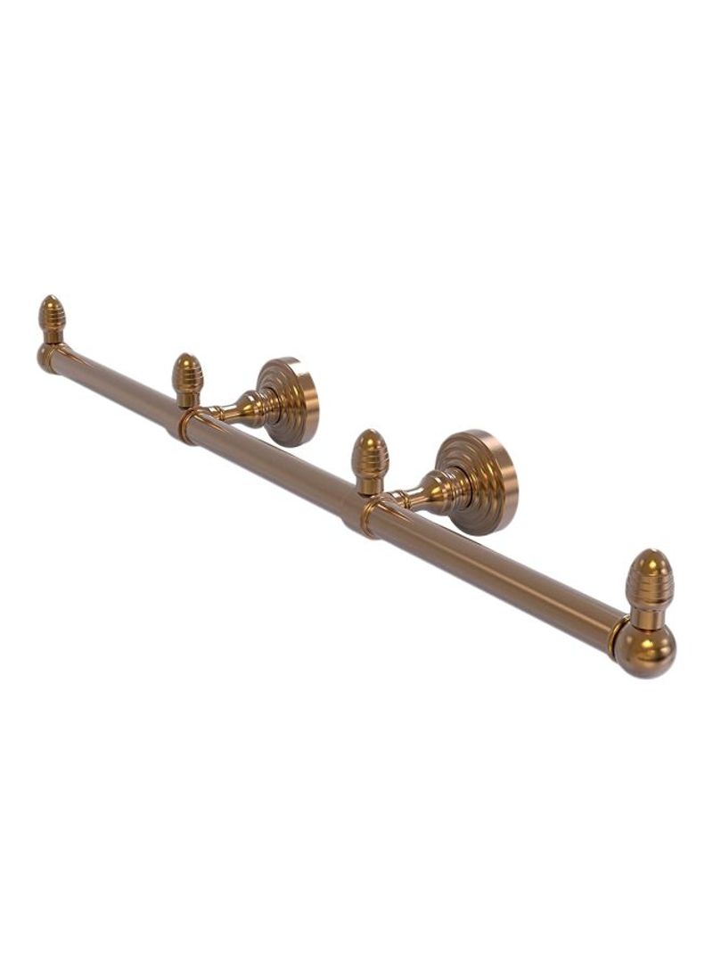 Waverly Place 3 Arm Towel Holder Brushed Bronze 22.5x2.9x3.5inch