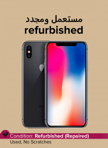 Refurbished - iPhone X With FaceTime Space Grey 256GB 4G LTE