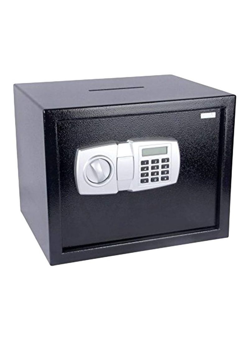 Front Loading Safe Box Black 15x11.8x11.8inch