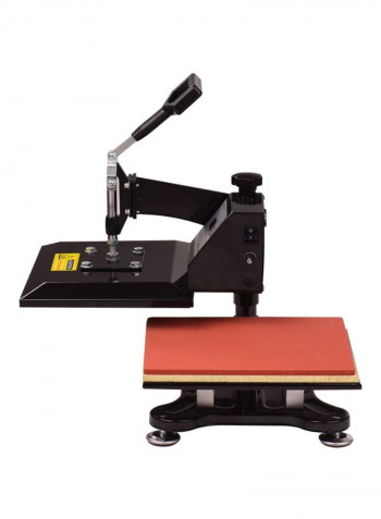 Heat Press Machine 10.2x12.2x12.6cm Black/Red/White