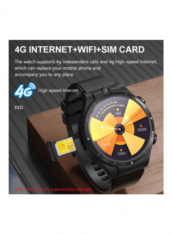 LEM15 4G Smart Watch Black