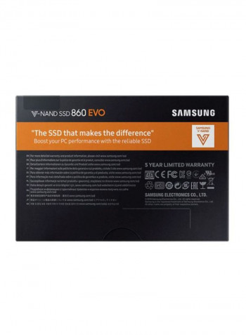 860 EVO SATA III Internal SSD 2TB Black