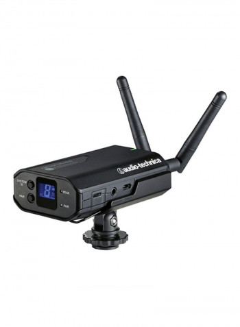 Camera-Mount Wireless Handheld Microphone System ATW-1702 Black