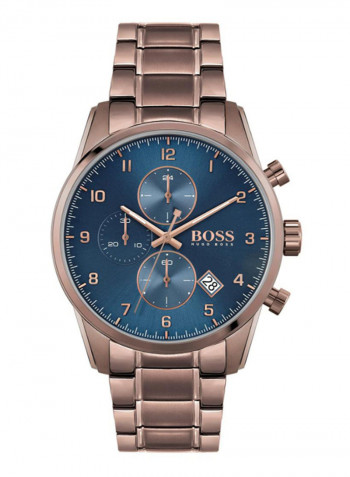 Men's Skymaster Water Resistance Stainless Steel Chronograph Watch 1513788
