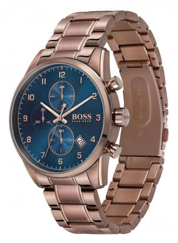 Men's Skymaster Water Resistance Stainless Steel Chronograph Watch 1513788