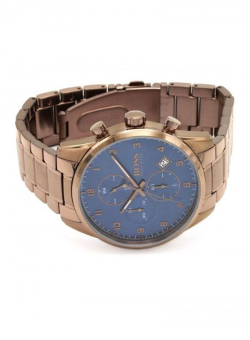 Men's Skymaster Water Resistance Stainless Steel Chronograph Watch 1513788