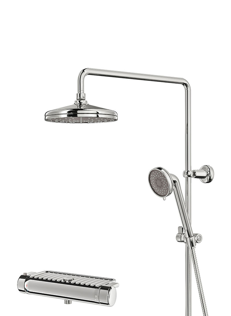 Shower Set With Thermostatic Mixer Multicolor 150centimeter