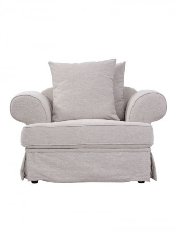 Perfume Armchair Grey 128x95x98cm