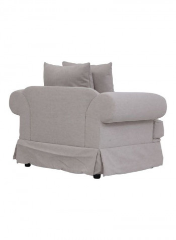 Perfume Armchair Grey 128x95x98cm