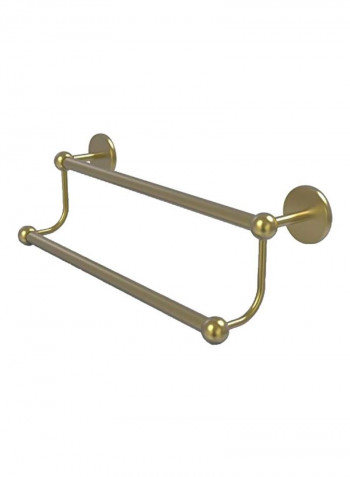 Brass Double Towel Bar Gold 36inch