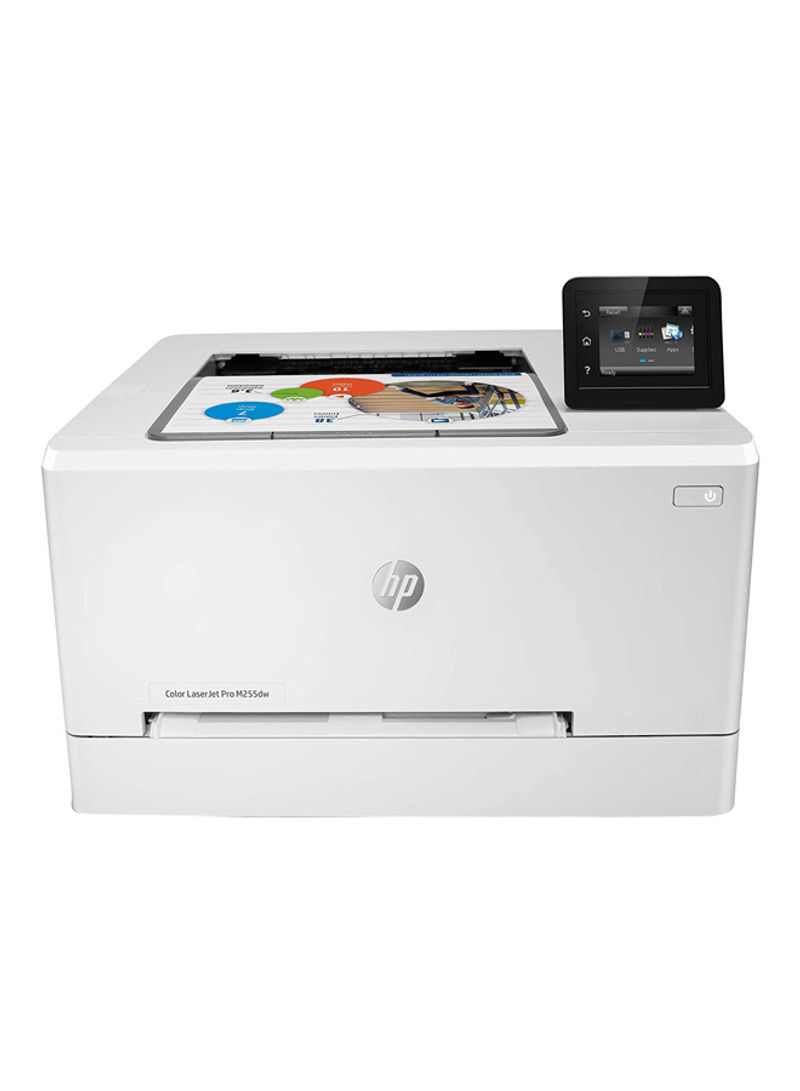 M255dw Laser Printer With Duplexer/Network And Wi-Fi Connectivity White