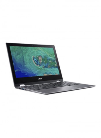 Spin Convertible 2-In-1 Laptop With 11.6-Inch Display, Celeron Processor/4GB RAM/64GB Flash Memory/Intel HD Graphics Steel Grey