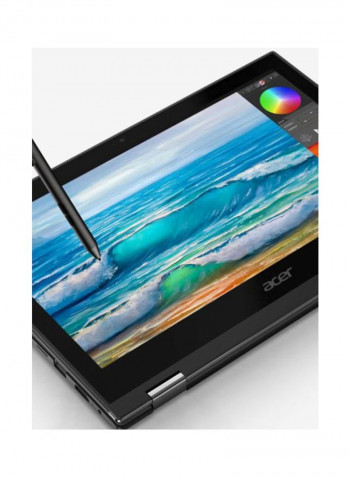 Spin Convertible 2-In-1 Laptop With 11.6-Inch Display, Celeron Processor/4GB RAM/64GB Flash Memory/Intel HD Graphics Steel Grey