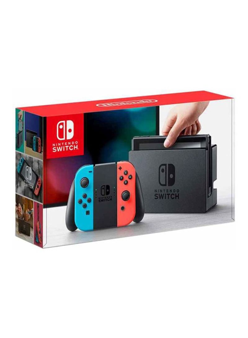 Switch Console With Neon Joy Controller - Red/Black/Blue