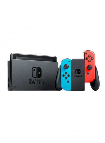 Switch Console With Neon Joy Controller - Red/Black/Blue