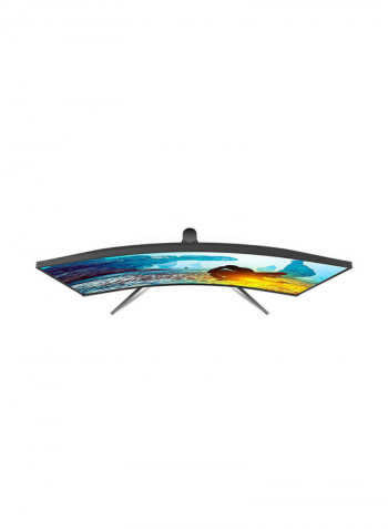 27-Inch Full HD Curved LCD Display Monitor Black