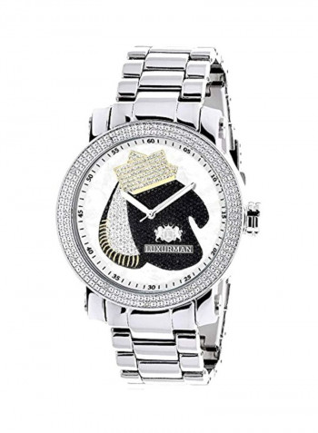 Men's Boxing Gloves Diamond Studded Analog Watch 0639738920573
