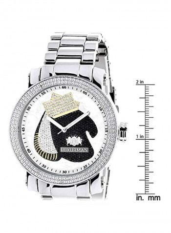 Men's Boxing Gloves Diamond Studded Analog Watch 0639738920573