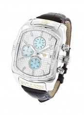 Men's Diamond Studded Chronograph Watch 640000000000