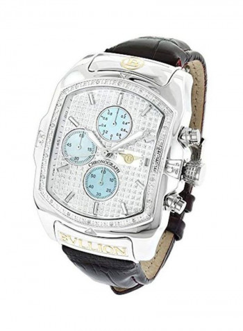 Men's Diamond Studded Chronograph Watch 640000000000