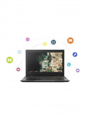 100e Chromebook Laptop With 11.6-Inch Display, Celeron Processor/4GB RAM/16GB SSD/Intel HD Graphics 500 Black
