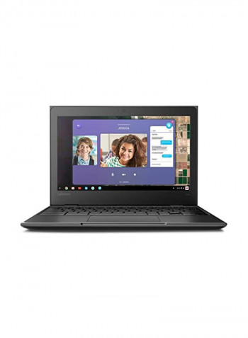 100e Chromebook Laptop With 11.6-Inch Display, Celeron Processor/4GB RAM/16GB SSD/Intel HD Graphics 500 Black