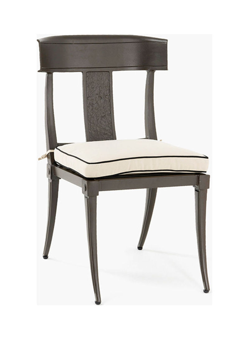 Alfresco Dining Chair Brown/White