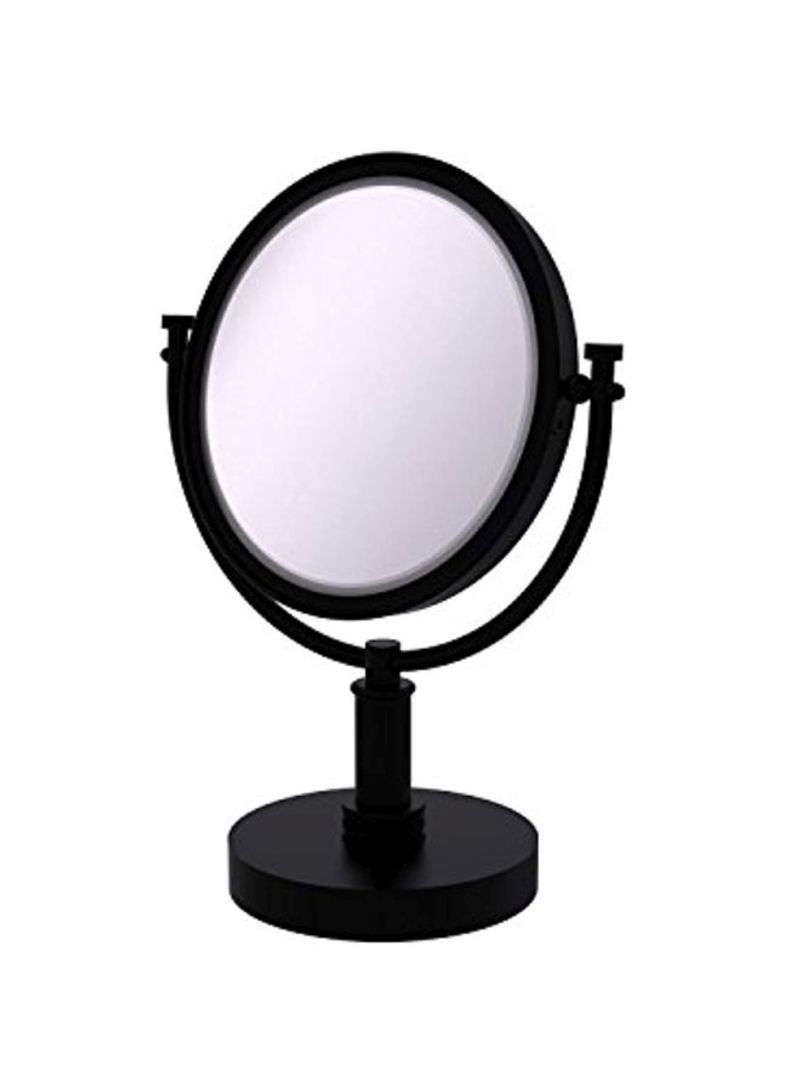 Vanity Top Makeup Mirror Black/Clear