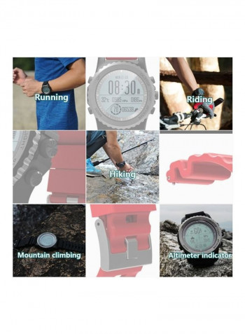 Waterproof Smartwatch Red/Black