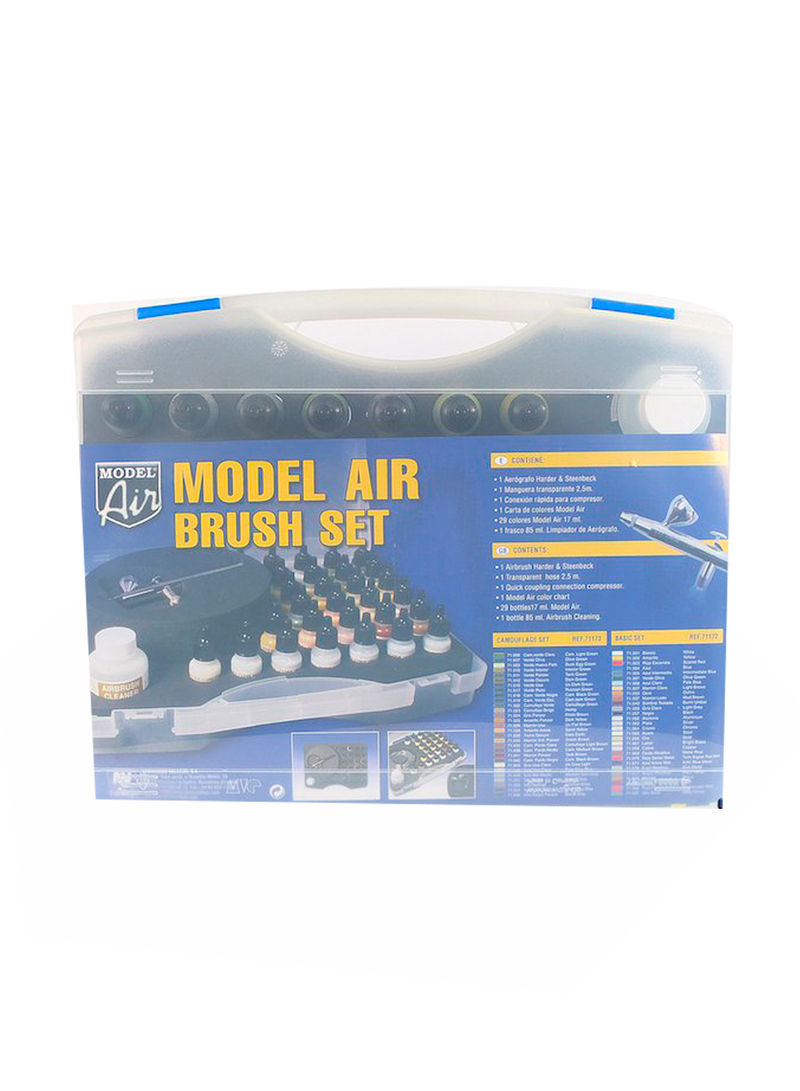 29-Piece Model Air Paint Set With Brush 17 Ml