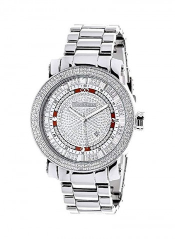 Men's Water Resistant Stainless Steel Analog Watch 2207