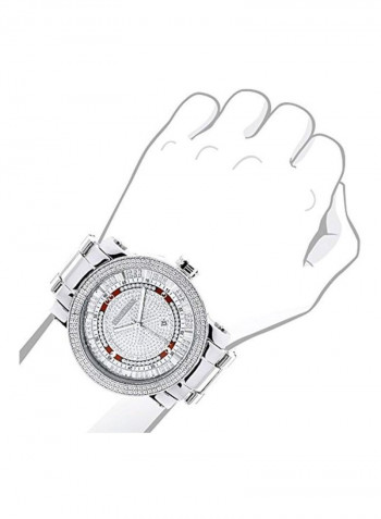 Men's Water Resistant Stainless Steel Analog Watch 2207