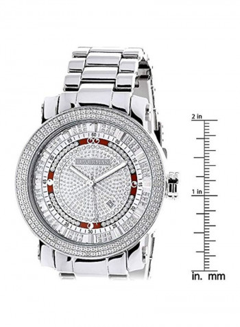 Men's Water Resistant Stainless Steel Analog Watch 2207