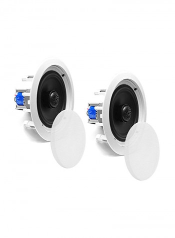 2-Piece Wall Mount Speaker PDIC80T White