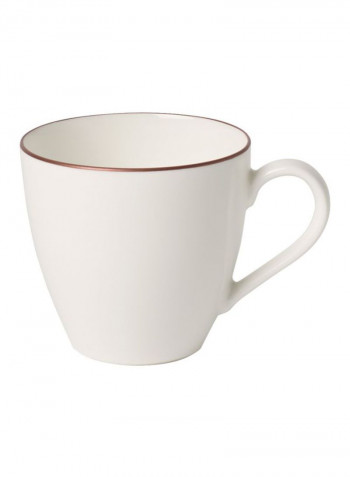 12-Piece Anmut Rosewood Espresso Cup And Saucer Set White/Brown