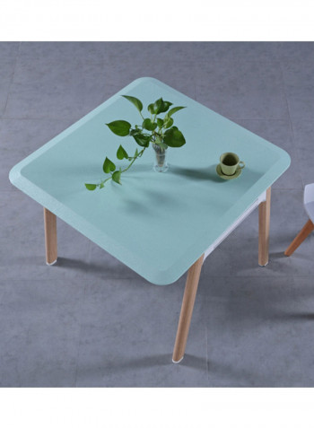 Waterproof Power Square Table Green/Brown 900x900x750millimeter