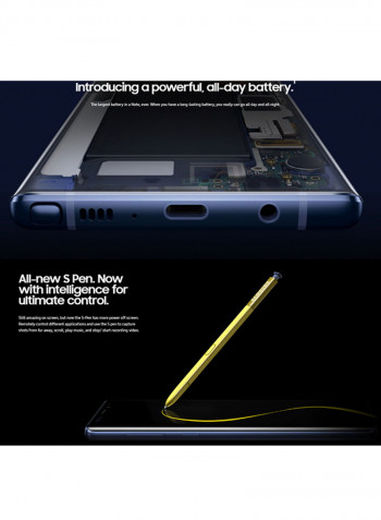 Galaxy Note9 Dual SIM Midnight Black 128GB 6GB RAM 4G LTE