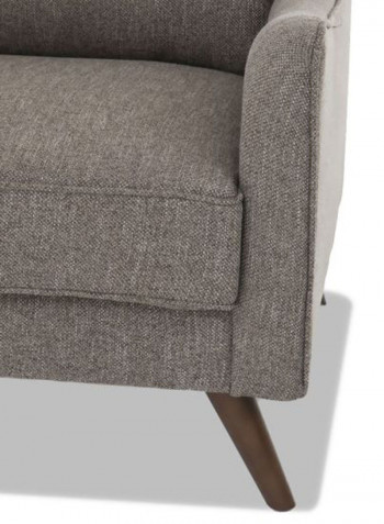 Hunter 2-Seater Sofa Grey 50.39x35.43x35.82inch