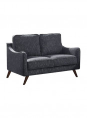 Hunter 2-Seater Sofa Grey/Brown 50.39x35.43x35.82inch