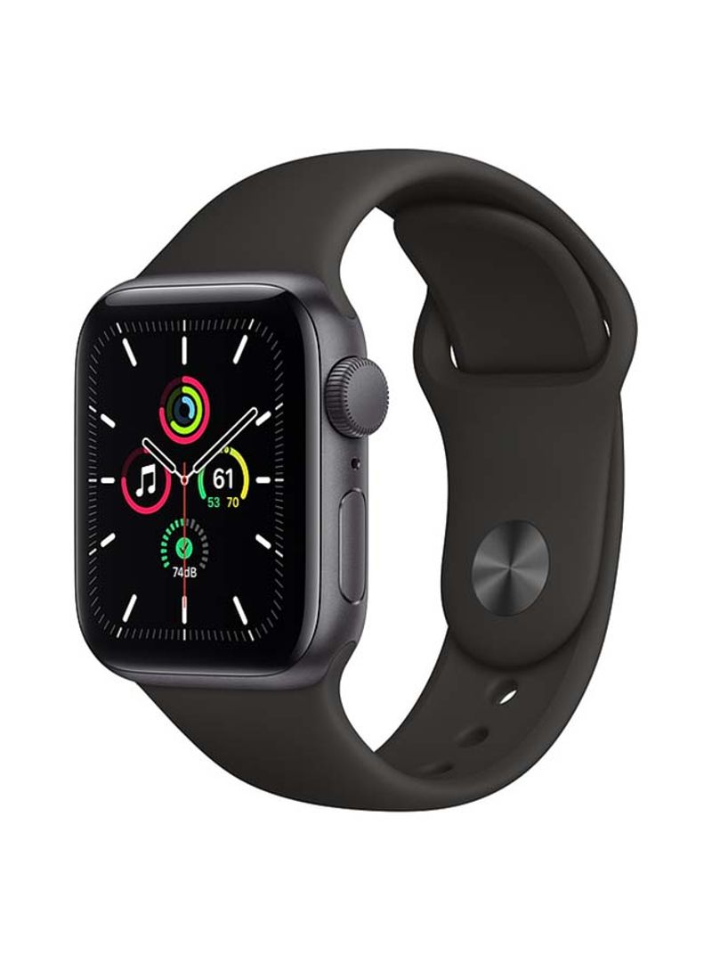 Watch SE-40 mm (GPS + Cellular) Space Gray Aluminium Case with Sport Band Black