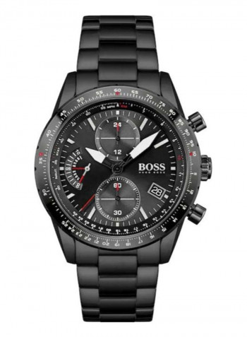 Men's Pilot Edition Chrono Water Resistance Stainless Steel Analog Watch 1513854